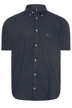 BadRhino Big & Tall Navy Blue Short Sleeve Oxford Shirt -Menswear Mode Sales Store 04c06d29 3a71 4f 203836 XR