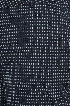 BadRhino Big & Tall Navy Blue Diamond Print Stretch Chino Shorts -Menswear Mode Sales Store 05f6c5fc a205 49 208060 y