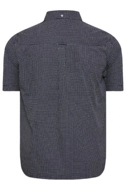 BadRhino Big & Tall Navy Blue Spot Print Short Sleeve Shirt -Menswear Mode Sales Store 0c1a2c70 662e 49 208024 Y