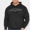 JACK & JONES Big & Tall Black Premium Logo Hoodie