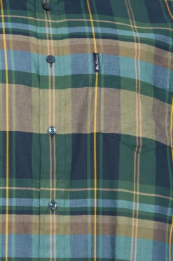 Ben Sherman Big & Tall Green Tartan Check Short Sleeve Shirt -Menswear Mode Sales Store 0cad9d16 63be 4a 208337 Z