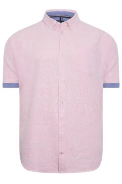 BadRhino Big & Tall Pink Slub Shirt -Menswear Mode Sales Store 0d54690a f8cf 44 208013 X