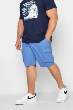 BadRhino Big & Tall Blue Cargo Shorts