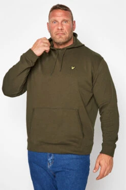 LYLE & SCOTT Big & Tall Green Hoodie