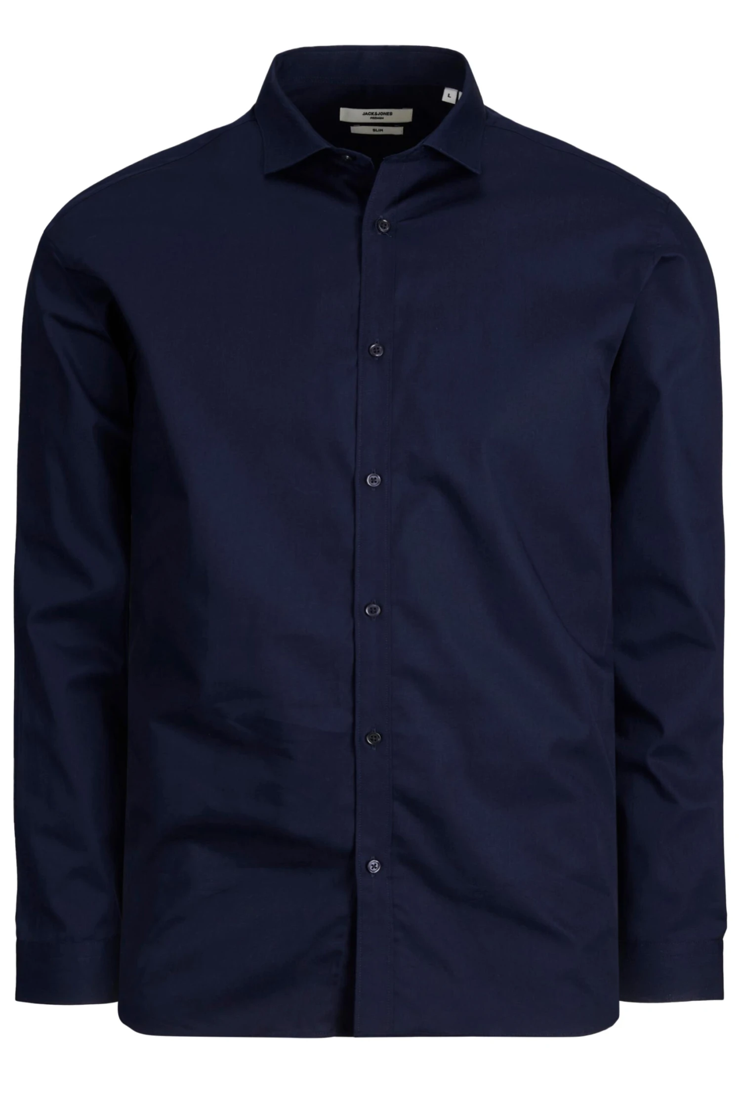 JACK & JONES Big & Tall Navy Blue Shirt 2 JACK & JONES Big & Tall Navy Blue Shirt - Image 2
