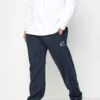 D555 Big & Tall Navy Blue Open Hem Jogger