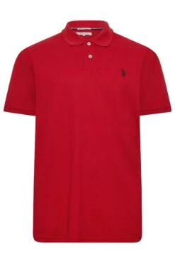 U.S. POLO ASSN. Big & Tall Red Core Polo Shirt -Menswear Mode Sales Store 1443188f 4827 44 207877 X