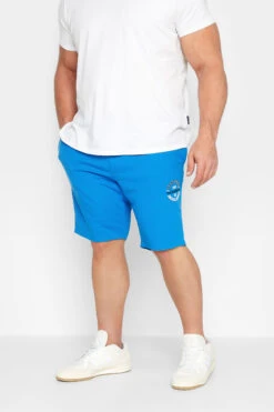 JACK & JONES Big & Tall Blue Jogger Shorts