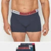 JACK & JONES Black & Blue 3 Pack Trunks
