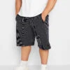 KAM Big & Tall Navy Blue Dobby Print Shorts