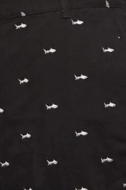 BadRhino Big & Tall Black Shark Embroidered Stretch Chino Shorts 5 BadRhino Big & Tall Black Shark Embroidered Stretch Chino Shorts -Menswear Mode Sales Store 1892c137 0ee6 41 208069 Z