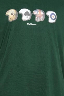 BEN SHERMAN Big & Tall Green Helmets Print T-Shirt -Menswear Mode Sales Store 1a121771 3346 4a 208351 2