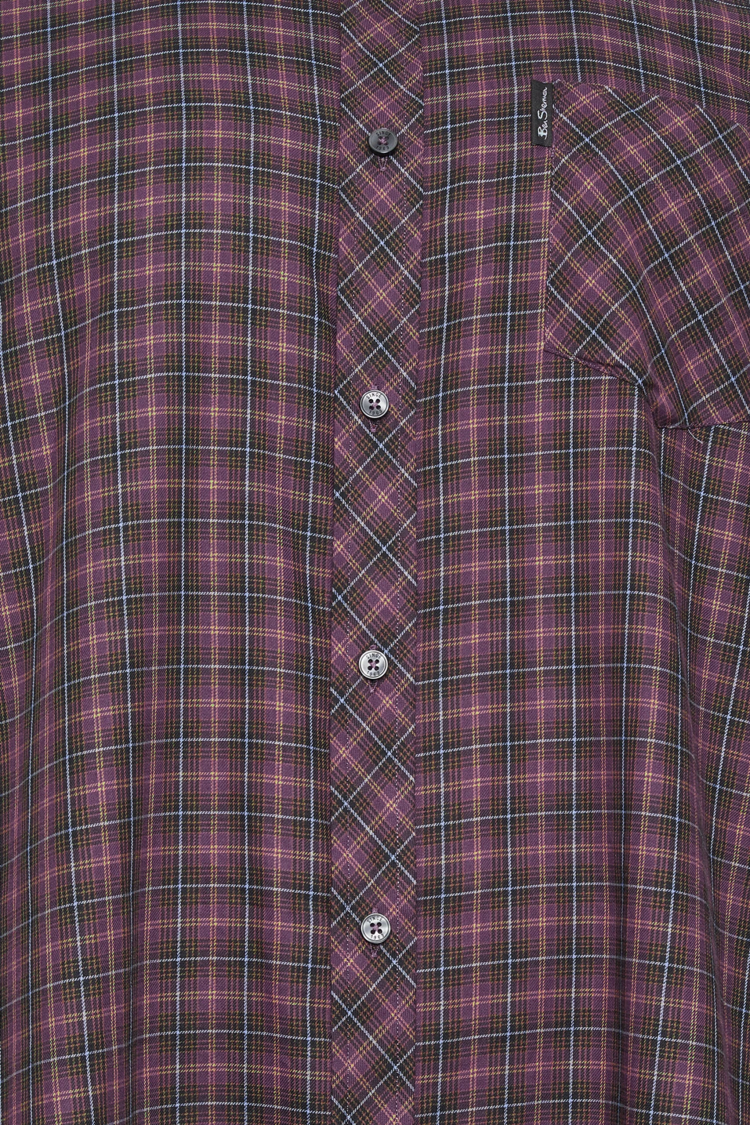 Ben Sherman Red Tartan Check Print Long Sleeve Shirt 3 Ben Sherman Red Tartan Check Print Long Sleeve Shirt - Image 3