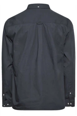 BadRhino Big & Tall Navy Blue Long Sleeve Poplin Shirt -Menswear Mode Sales Store 1d451969 1a5b 4c 208896 Y