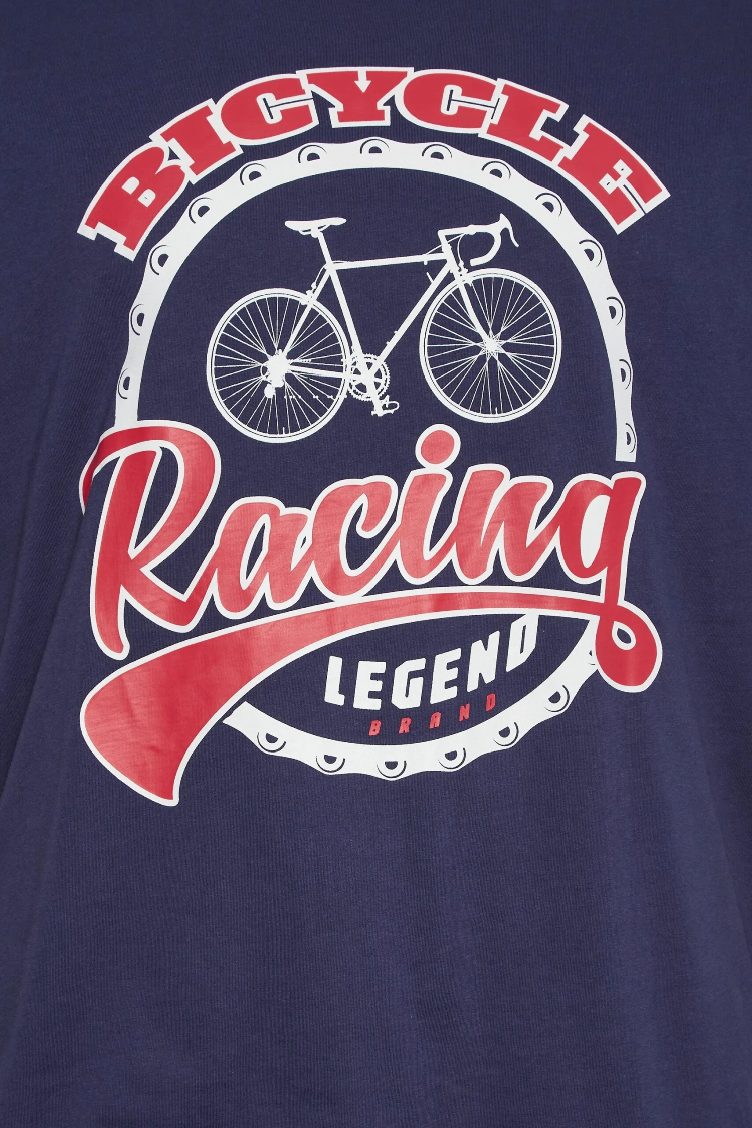 KAM Big & Tall 2 PACK Black & Navy Blue Cycle Printed T-Shirts 3 KAM Big & Tall 2 PACK Black & Navy Blue Cycle Printed T-Shirts - Image 3