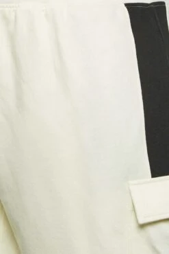 STUDIO A Big & Tall White Colour Block Cargo Jogger Shorts -Menswear Mode Sales Store 238733d4 b3b5 48 207797 Z