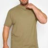 KAM Big & Tall Olive Green Core T-Shirt