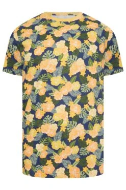BadRhino Big & Tall Yellow Hawaiian T-shirt -Menswear Mode Sales Store 24ea289e bb1f 4d 207996 X