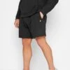 LYLE & SCOTT Big & Tall Black Sweat Shorts