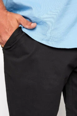 BadRhino Big & Tall Black Stretch Chino Shorts 5 BadRhino Big & Tall Black Stretch Chino Shorts -Menswear Mode Sales Store 2849c537 ebd8 47 204922 D