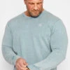 STUDIO A Big & Tall Blue Washed Sweatshirt