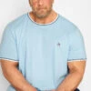 PENGUIN MUNSINGWEAR Big & Tall Light Blue Ringer T-Shirt