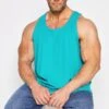 KAM Big & Tall Bright Blue Core Vest