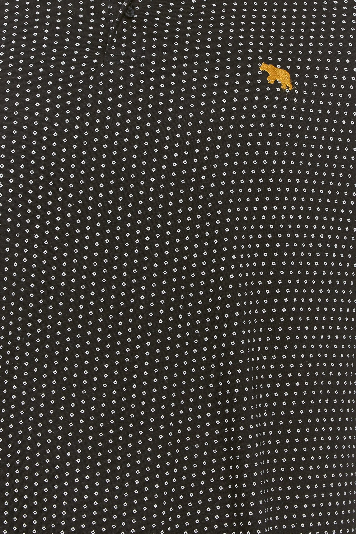 D555 Big & Tall Navy Blue & White Spot Polo Shirt 2 D555 Big & Tall Navy Blue & White Spot Polo Shirt - Image 2