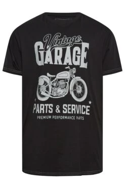 KAM Big & Tall Black Vintage Garage Motorcycle T-Shirt 5 KAM Big & Tall Black Vintage Garage Motorcycle T-Shirt -Menswear Mode Sales Store 381f0ff1 6d7a 47 207708 X