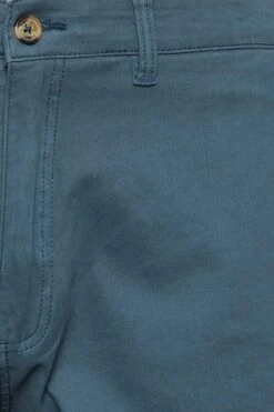 D555 Big & Tall Blue Stretch Chino Shorts -Menswear Mode Sales Store 38d33409 9602 40 207629 Z