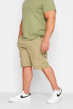 FARAH Big & Tall Beige Brown Shorts