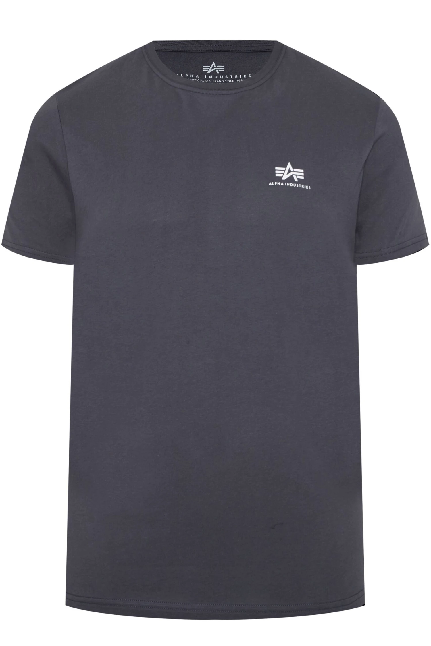 ALPHA INDUSTRIES Big & Tall Navy Blue Core T-Shirt 2 ALPHA INDUSTRIES Big & Tall Navy Blue Core T-Shirt - Image 2