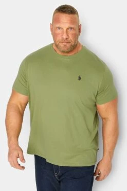 U.S. POLO ASSN. Big & Tall Green Short Sleeve Core T-Shirt