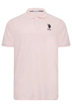 U.S. POLO ASSN. Big & Tall Pink Player 3 Polo Shirt -Menswear Mode Sales Store 41602a6d 72f9 45 207882 X