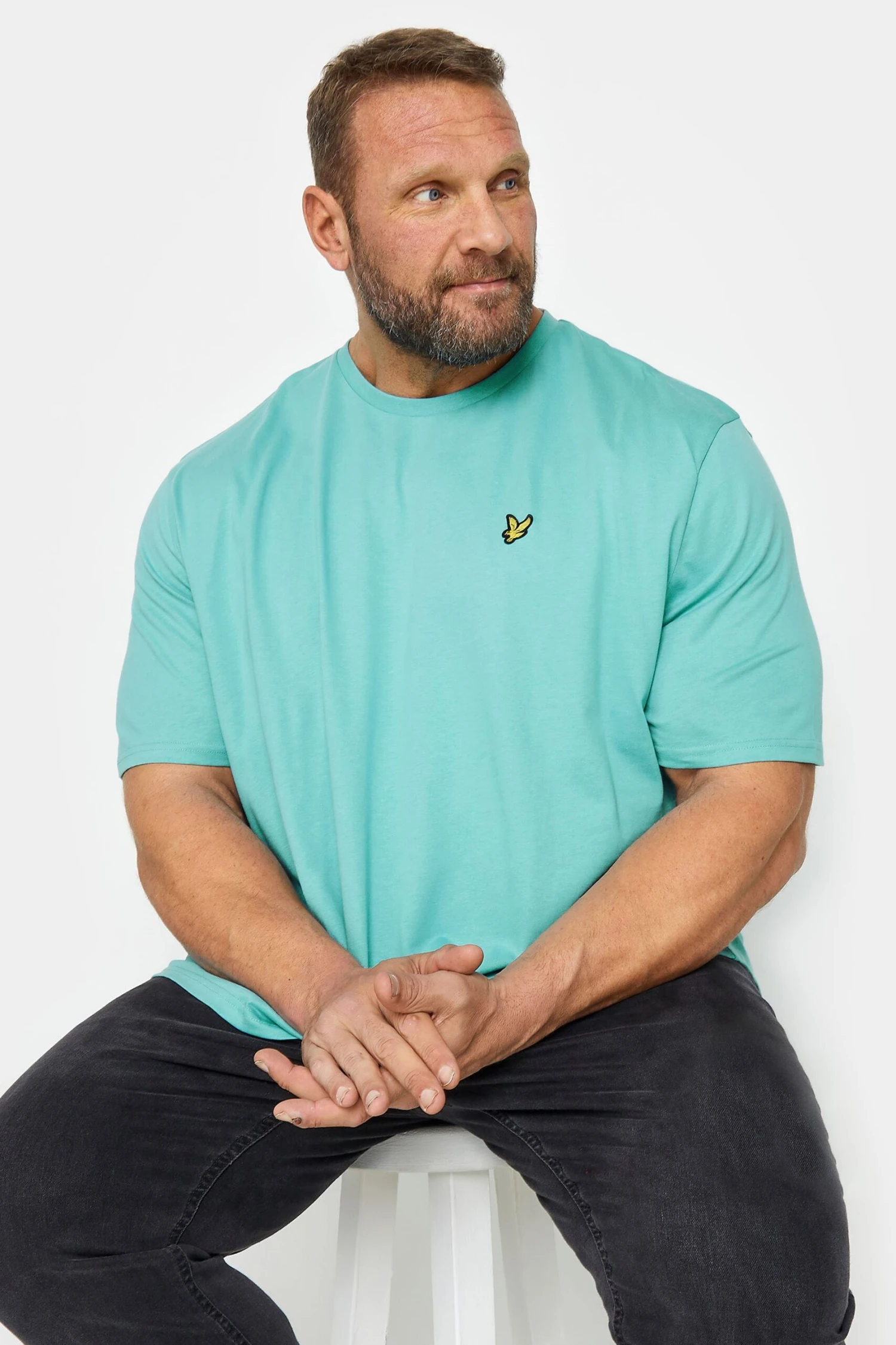 LYLE & SCOTT Big & Tall Blue Core T-Shirt 1 LYLE & SCOTT Big & Tall Blue Core T-Shirt