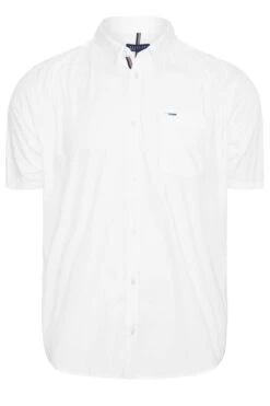 BadRhino Big & Tall White Poplin Short Sleeve Shirt -Menswear Mode Sales Store 44c033d1 e0ec 4b 203809 XR