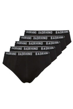 BadRhino Big & Tall 5 PACK Black Briefs -Menswear Mode Sales Store 4649cdff 0c78 47 208596 XS