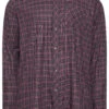 Ben Sherman Red Tartan Check Print Long Sleeve Shirt