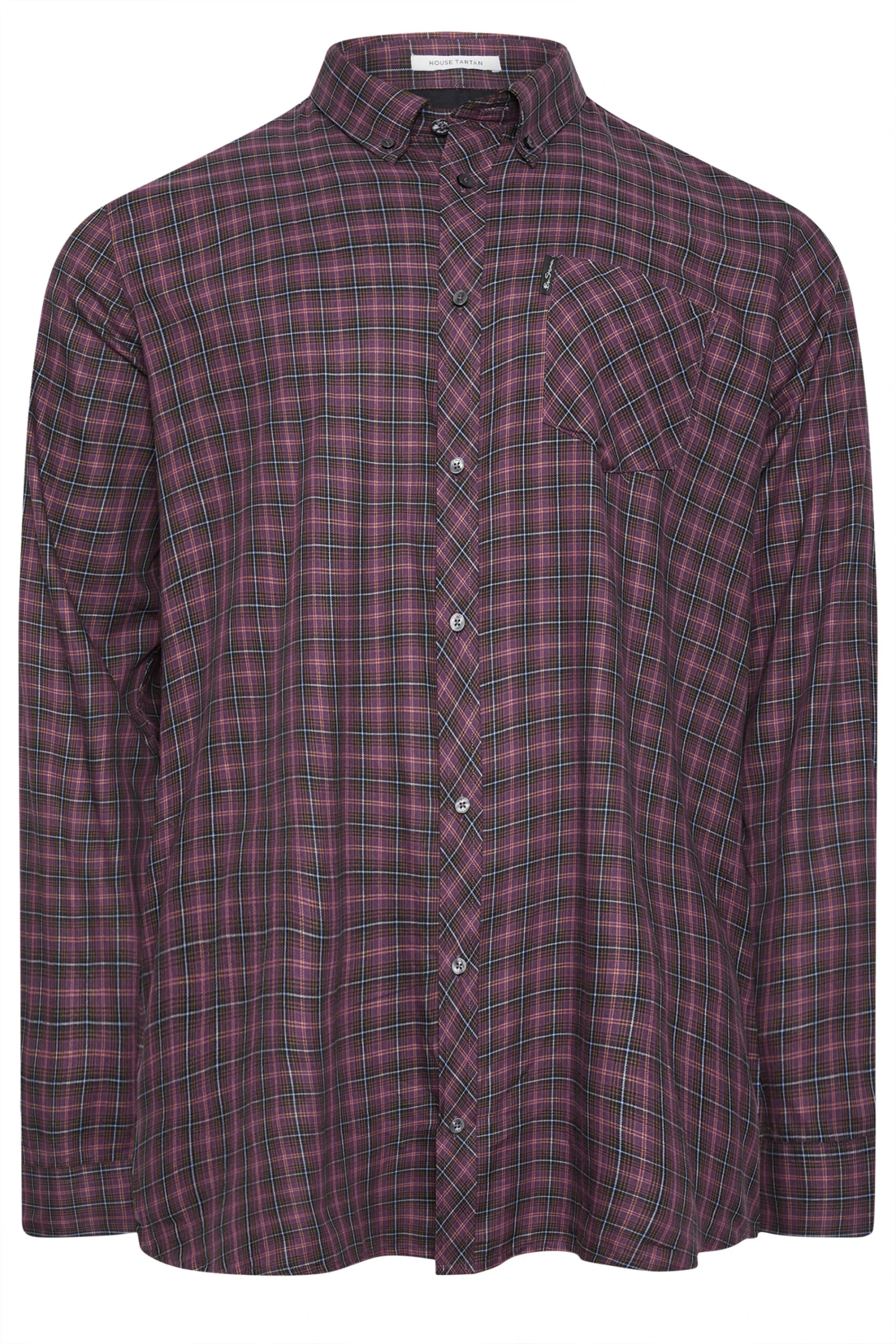 Ben Sherman Red Tartan Check Print Long Sleeve Shirt 1 Ben Sherman Red Tartan Check Print Long Sleeve Shirt