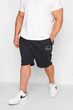 BadRhino Big & Tall Navy Blue 'Authentic' Jogger Shorts