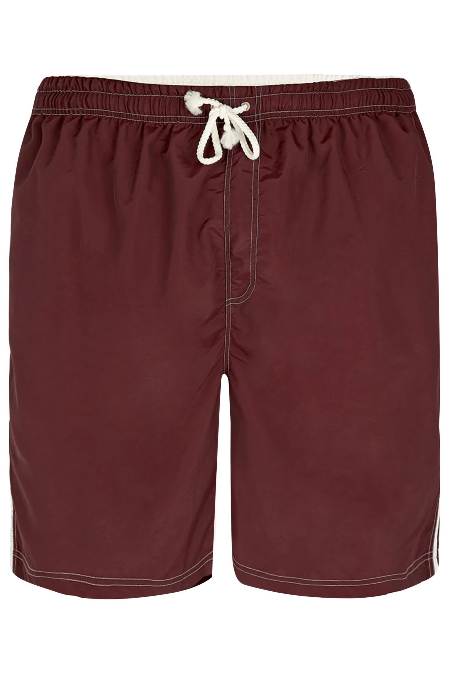 D555 Burgundy Full Length Swim Shorts 3 D555 Burgundy Full Length Swim Shorts - Image 3