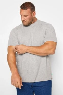 D555 Big & Tall Grey Marl Core T-Shirt