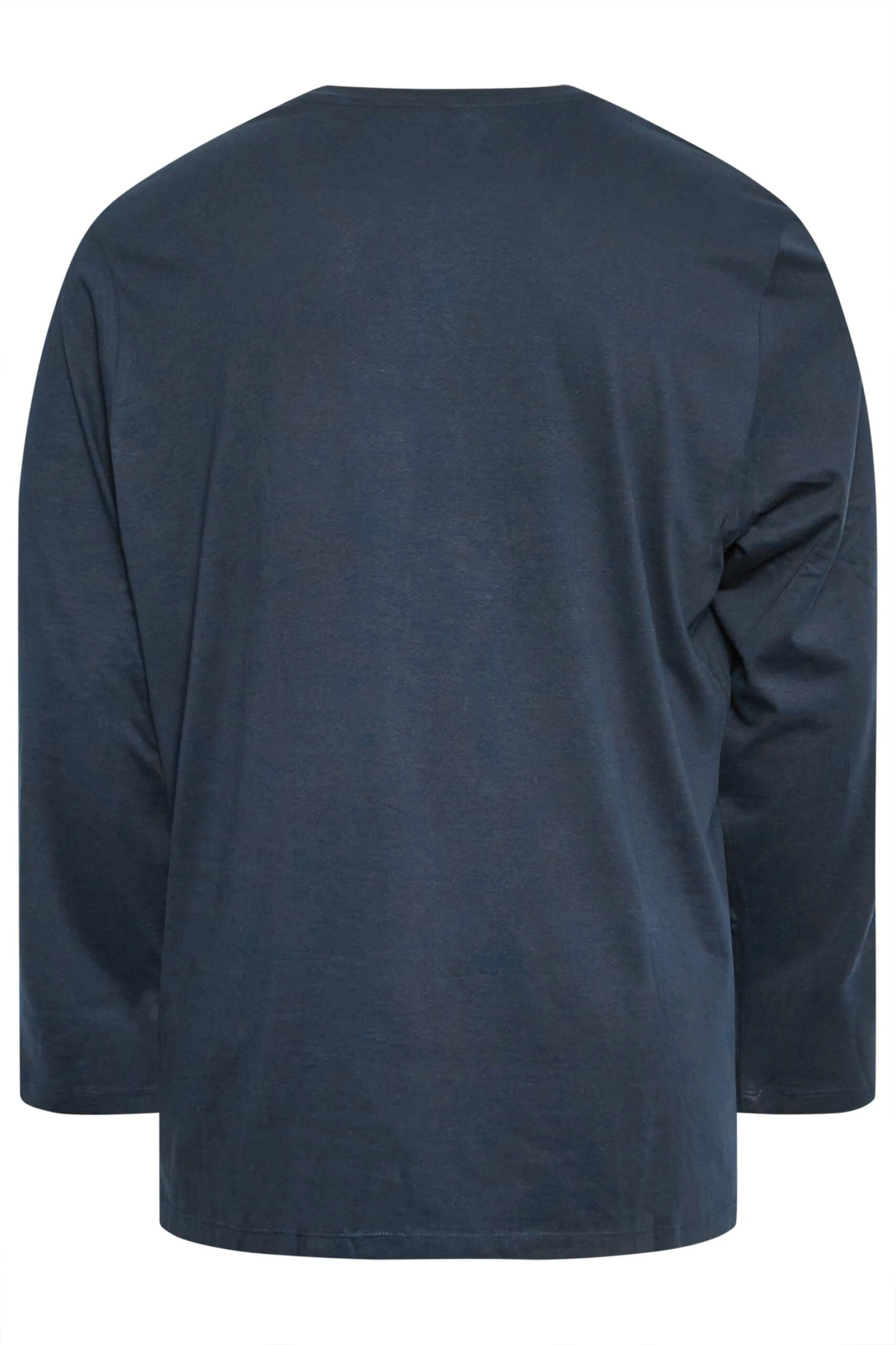 JACK & JONES Big & Tall Navy Blue Long Sleeve Logo T-Shirt 3 JACK & JONES Big & Tall Navy Blue Long Sleeve Logo T-Shirt - Image 3