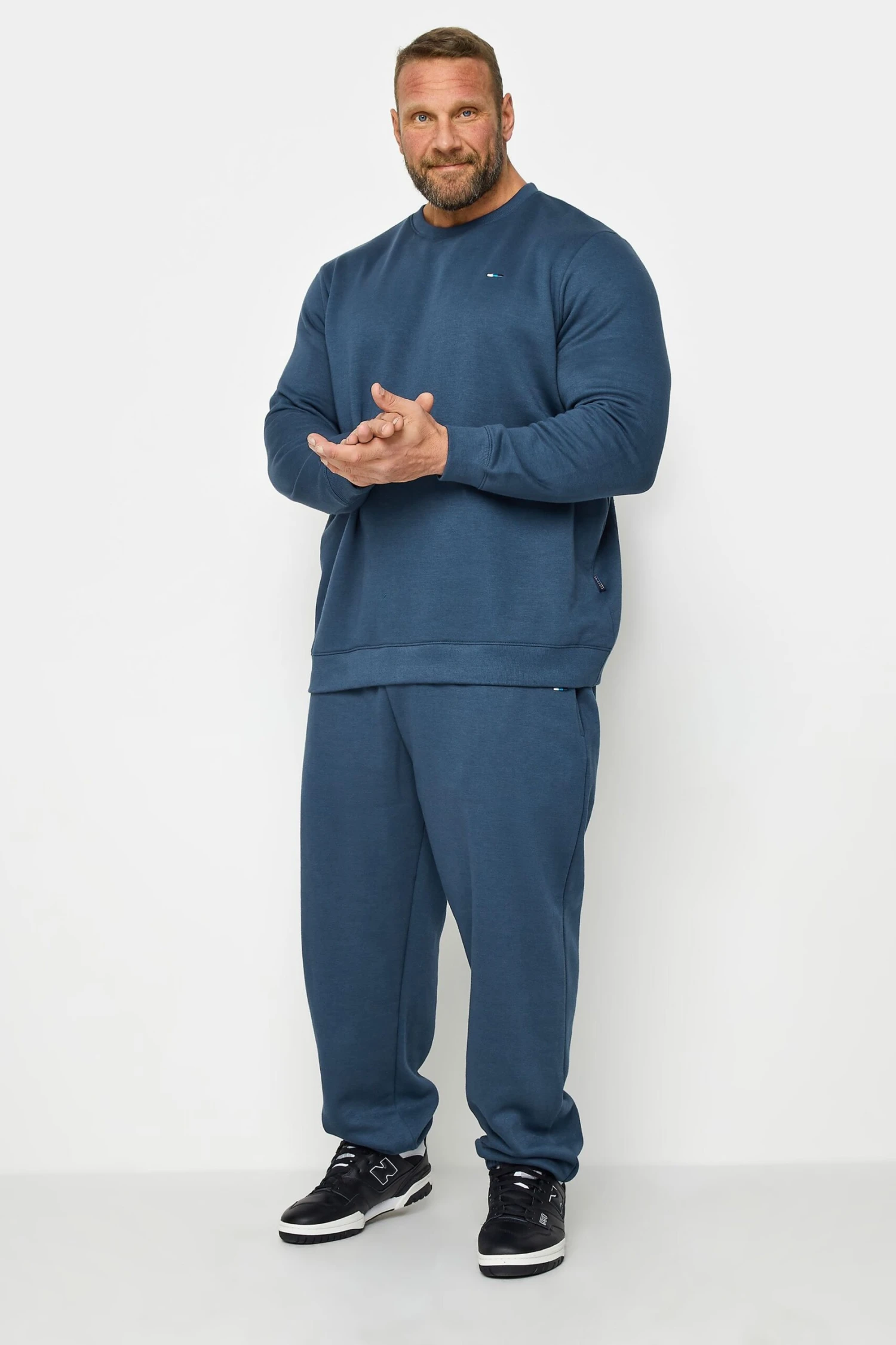 BadRhino Big & Tall Storm Blue Core Joggers 2 BadRhino Big & Tall Storm Blue Core Joggers - Image 2