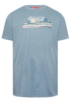 D555 Big & Tall Light Blue Official Coca Cola Print T-shirt 5 D555 Big & Tall Light Blue Official Coca Cola Print T-shirt -Menswear Mode Sales Store 5048b480 4531 4b 207643 X
