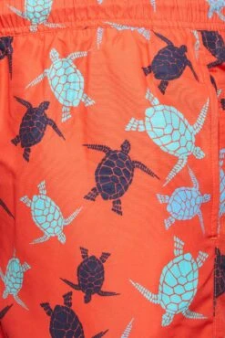BadRhino Big & Tall Red Turtle Print Swim Shorts -Menswear Mode Sales Store 513cd811 026b 49 208134 Z