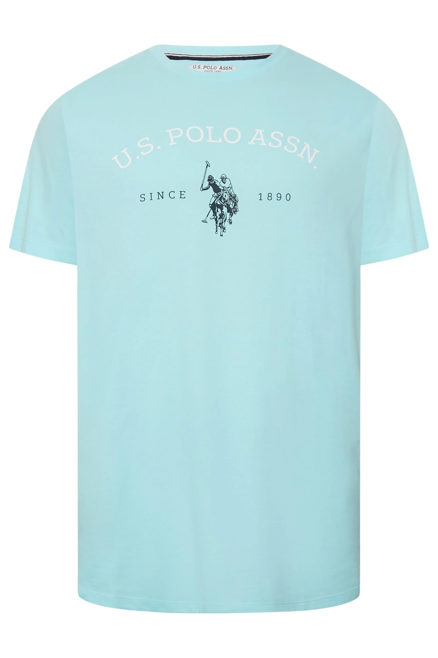 U.S. POLO ASSN. Big & Tall Light Blue Graphic Logo T-Shirt 2 U.S. POLO ASSN. Big & Tall Light Blue Graphic Logo T-Shirt - Image 2