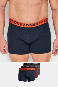 JACK & JONES Red 3 Pack Trunks