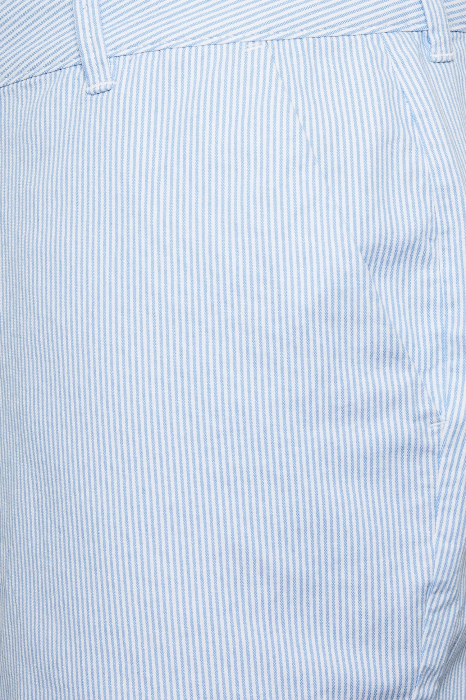 BadRhino Big & Tall Light Blue Stripe Chino Shorts 3 BadRhino Big & Tall Light Blue Stripe Chino Shorts - Image 3