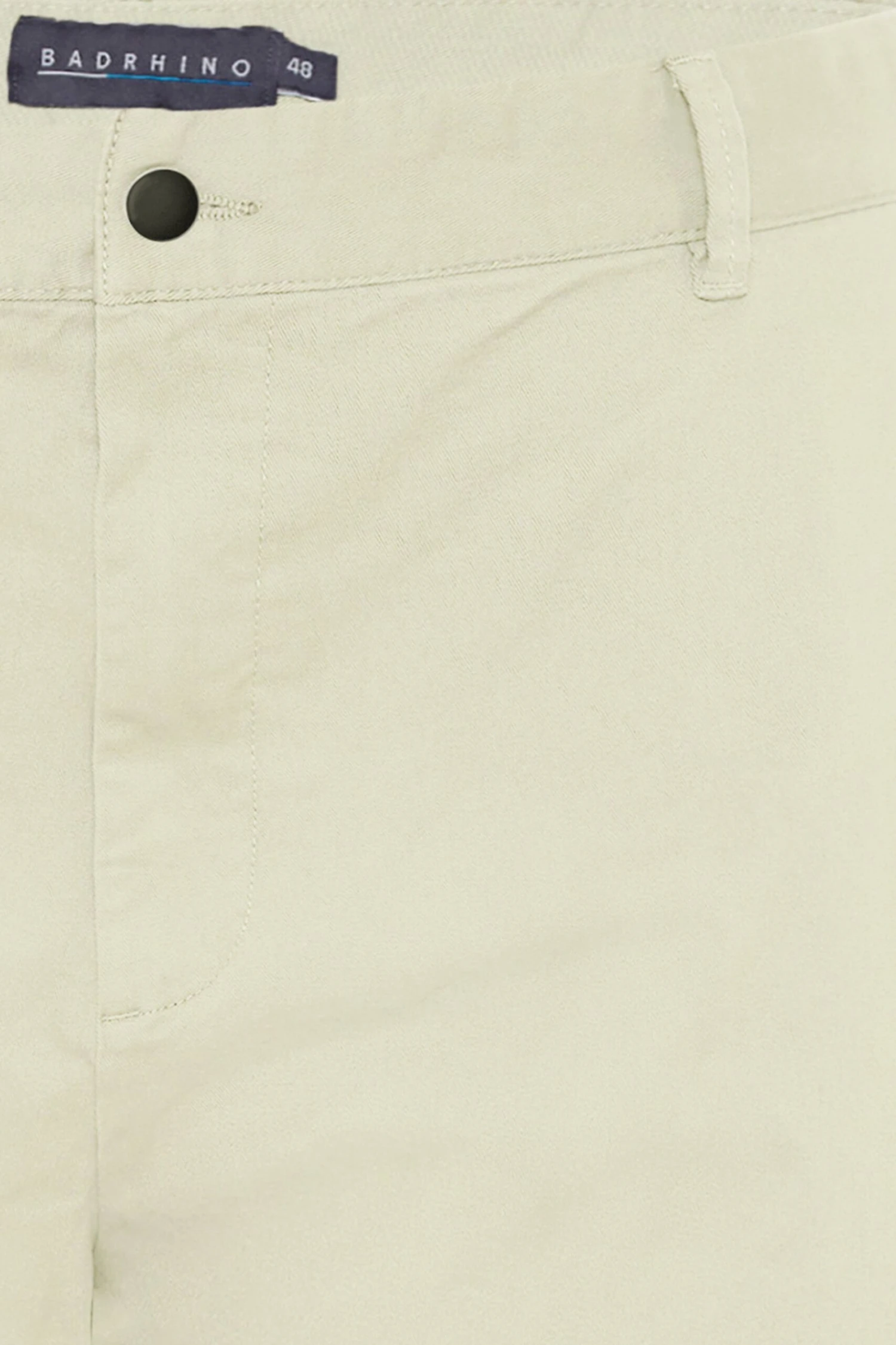 BadRhino Big & Tall Stone Brown Stretch Chino Shorts 3 BadRhino Big & Tall Stone Brown Stretch Chino Shorts - Image 3